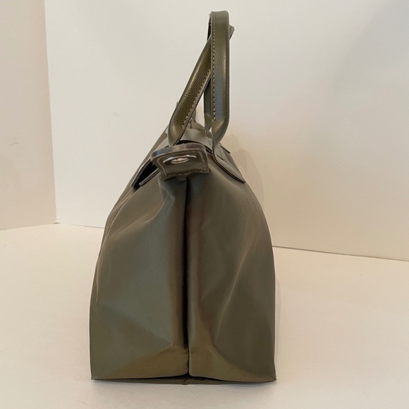 Longchamp Le Pliage NEO Khaki Green small hand tote Bag - Picture 4 of 14